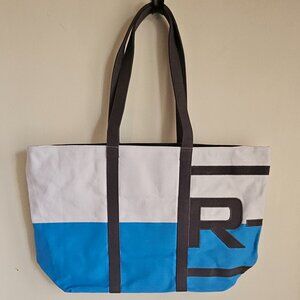 Rodan + Fields Tote Bag Blue - White - Canvas Bag - Dust Cover NEW in packaging